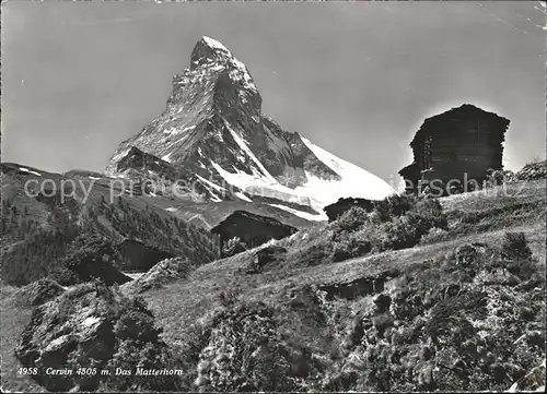 Matterhorn VS Cervin Huetten Kat. Matterhorn