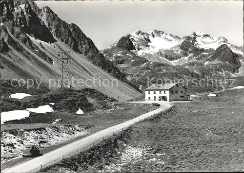 Albulapass Hospiz Piz Piramida Kat. Albula