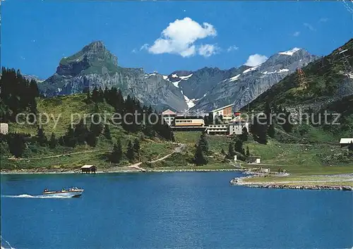 Engelberg OW mit Hahnen Hotel Truebsee Restaurant Alpstuebli Kat. Engelberg