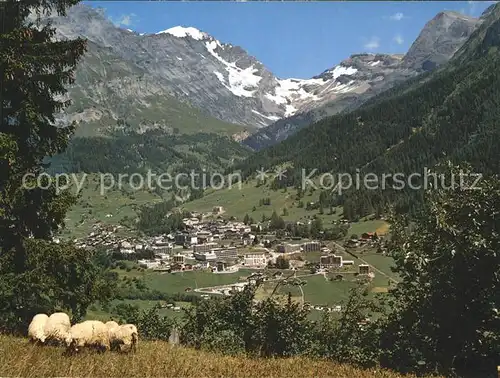 Leukerbad Balmhorn Gitzifurgge Majinghorn Kat. Loeche les Bains