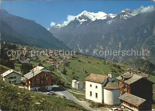 Graechen VS mit Matterhorn Weisshorn Bishorn Kat. Graechen