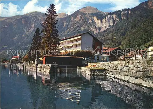 Brienz BE Hotel Baeren am See Kat. Brienz