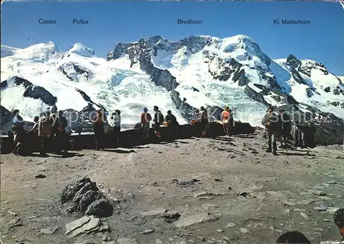 Zermatt VS Gornergratt Castor Pollux Breithorn Kl. Matterhorn Kat. Zermatt