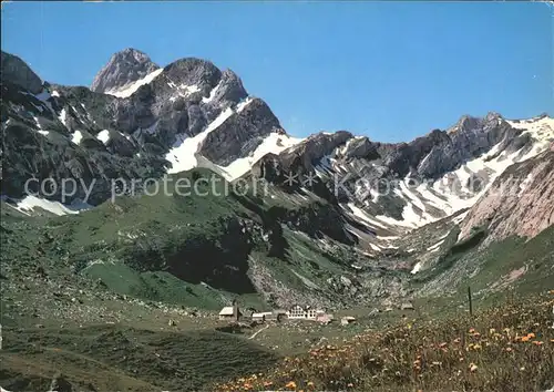 Meglisalp Altmann Saentis Rotsteinpass Lisengrat Kat. Altmann