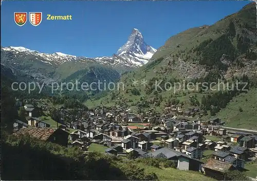 Zermatt VS Matterhorn Cervin Kat. Zermatt