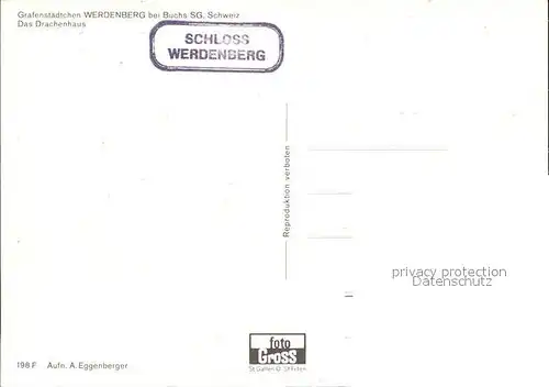 Buchs SG Grafenstaedtchen Werdenberg Drachenhaus  / Buchs /Bz. Werdenberg