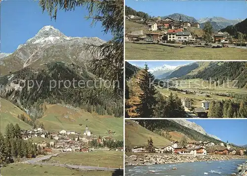 Spluegen GR Rheinwald Teilansichten Kat. Spluegen