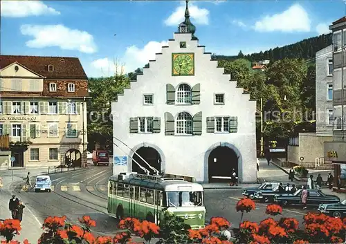 St Gallen SG Waaghaus am Bohl Strassenbahn Kat. St Gallen