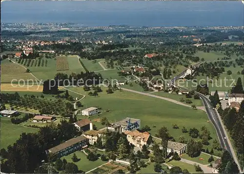 St Gallen SG Fliegeraufnahme Kneipp Kurhaus Oberwaid Bodensee Kat. St Gallen