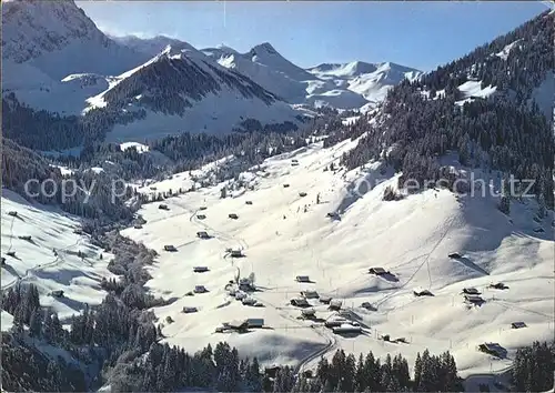 Gilbach Adelboden BE Skigebiet Geils Hahnenmoos Kat. Adelboden