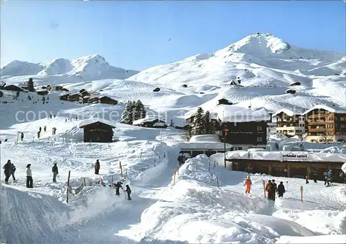 Inner Arosa Skigebiet mit Weisshorn / Innerarosa /Bz. Plessur