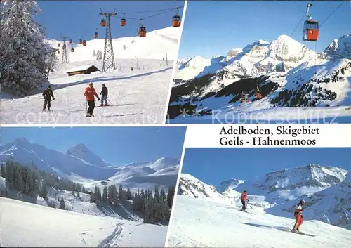 Adelboden Seilbahn Skigebiet Geils Hahenmoos Kat. Adelboden
