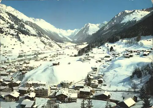 Klosters GR mit Selfrange Monbiel Silvrettagletscher  Kat. Klosters