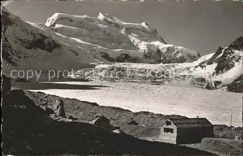 Cabane de Panossiere mit Grand Combin Kat. Grand Combin