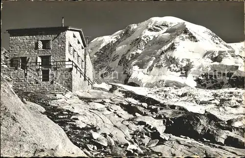 Zermatt VS Monte Rosa Huette mit Lyskamm Kat. Zermatt