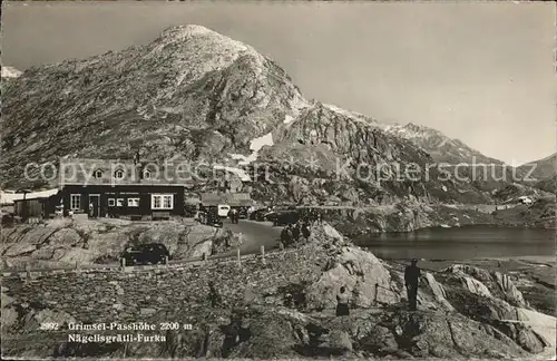 Grimsel Pass mit Naegelisgraetli Furka / Grimsel /Rg. Innertkirchen