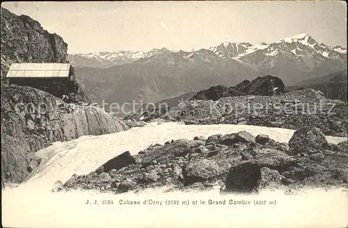 Cabane d Orny et le Grand Combin / Trient Valais /