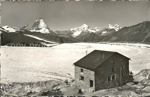 Zermatt VS Monte Rosa Huette Matterhorn Obergabelhorn Kat. Zermatt