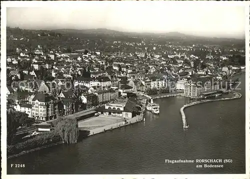 Rorschach Bodensee Fliegeraufnahme Kat. Rorschach
