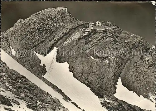 Saentis AR Berghotel mit Observatorium und Saentisbahn Kat. Saentis