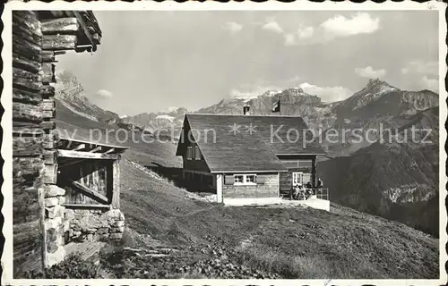 Riedlig Uri Naturfreunde Huette Riedlig mit Clariden und Scheerhorn