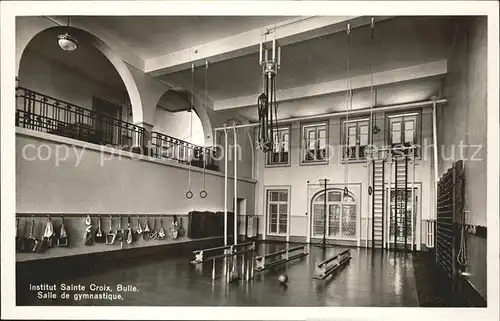 Bulle FR Institute Sainte Croix Salle de gymnastique Kat. Bulle