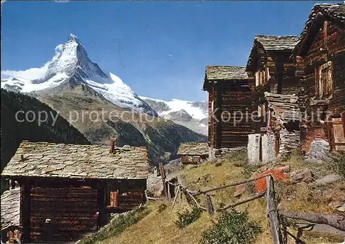 Zermatt VS Findeln mit Matterhorn Kat. Zermatt