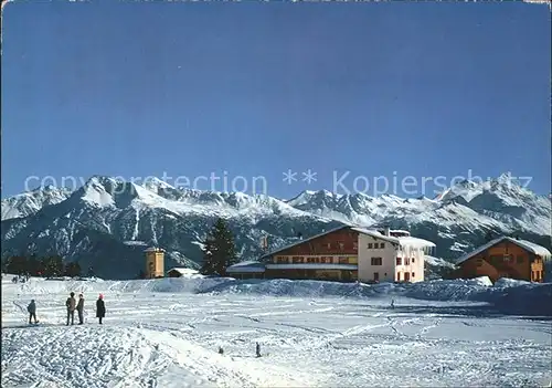 Montana VS Vue sur le Weisshorn et l Hotel du Lac Kat. Montana