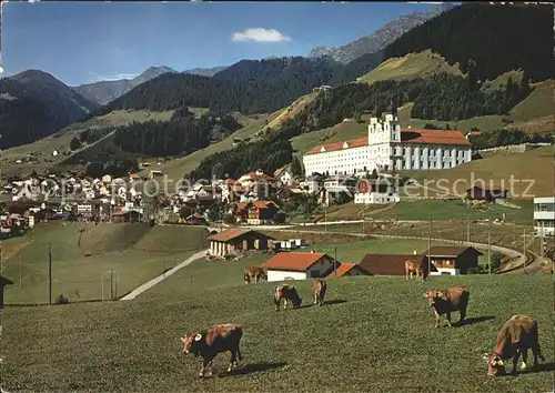 Disentis GR Teilansicht Schloss Kat. Disentis