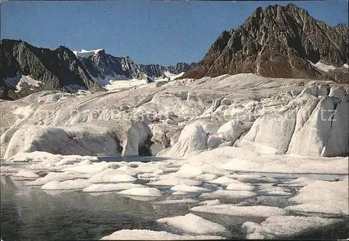 Maerjelensee mit Gletscher Kat. Aletsch Grosser