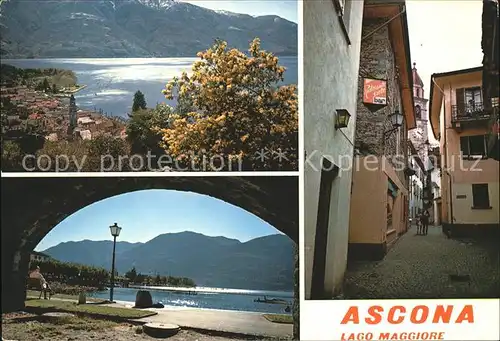 Ascona TI Seemotive Dorfpartie / Ascona /Bz. Locarno
