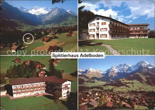 Adelboden Spittler Haus Panorama Kat. Adelboden