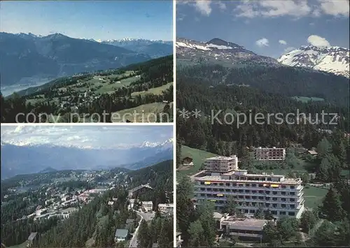 Montana Vermala Luzerner Hoehenklinik Panorama Kat. Randogne