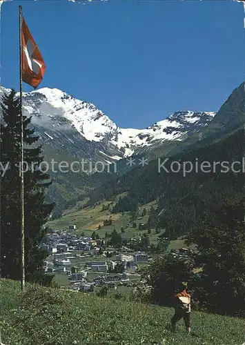 Leukerbad Balmhorn Gitzifurgge Ferdenrothorn Kat. Loeche les Bains