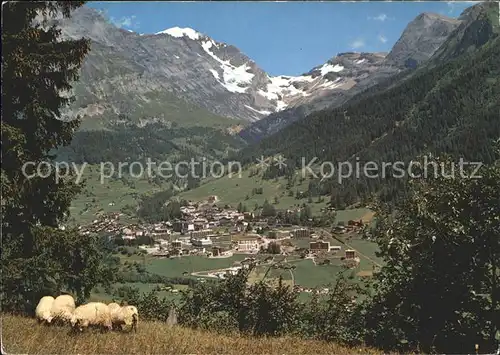 Leukerbad Balmhorn Gitzifurgge Majinghorn Kat. Loeche les Bains