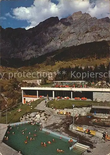 Leukerbad Thermal Freiluftbaeder Gemmipass Plattenhoerner Kat. Loeche les Bains