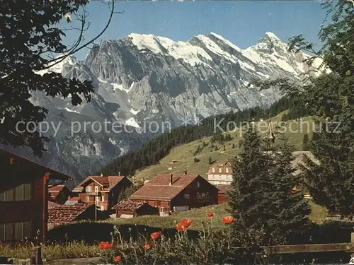 Muerren BE mit Tschingelspitze Kat. Muerren