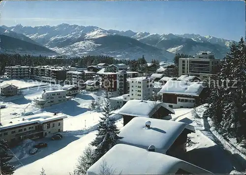 Crans sur Sierre Vue generale de la station Kat. Crans Montana