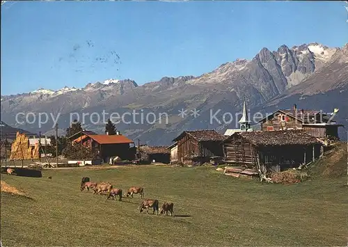 Miraniga Obersaxen mit Oberalpstock / Obersaxen /Bz. Surselva