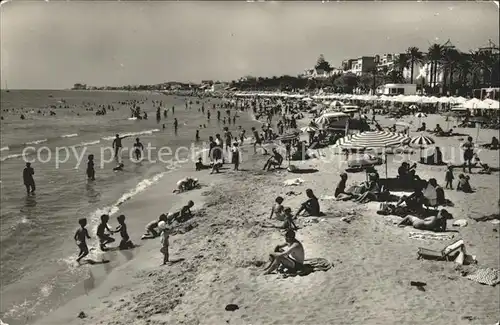 Sitges Aspeeto de la Playa Kat. Spanien