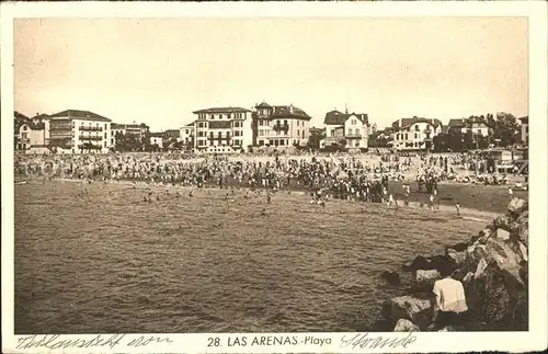 Spanien Las Arenas  la Playa Kat. Spanien