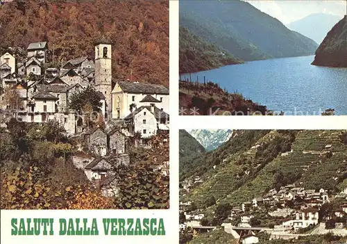 Verzasca Ortsansichten Lago Maggiore