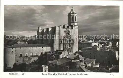 Gerona Torre Cornelia Catedral y casa de la Almoyna Kat. Costa Brava Spanien