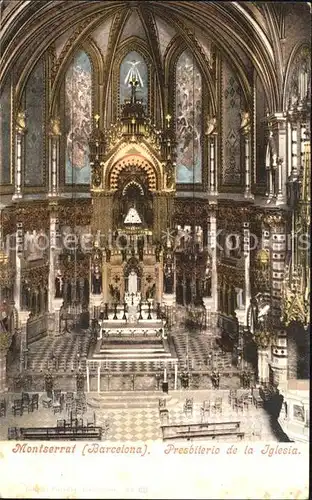 Montserrat Kloster Iglesia Kat. Spanien