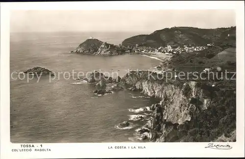 Tossa de Mar la costa e la vila Kat. Costa Brava