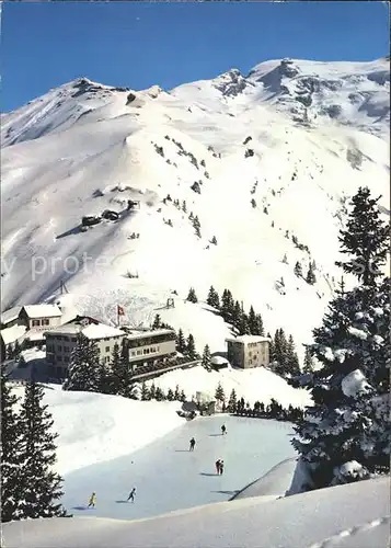 Engelberg OW Sporthotel Truebsee mit Eisbahn Kat. Engelberg