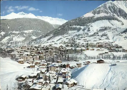 Klosters GR mit Madrisa Panorama Kat. Klosters