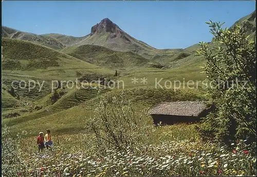 Geils am Hahnenmoospass mit Regenbolshorn Kat. Adelboden