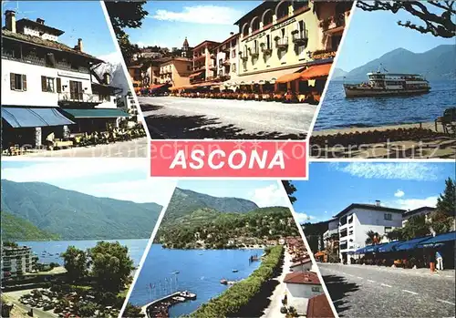 Ascona TI Teilansichten / Ascona /Bz. Locarno