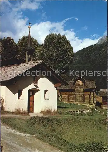 Leukerbad Kapelle Buerchen Kat. Loeche les Bains